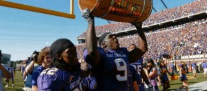 Because it matters: In rivalries you play for a prize and the students from BOTH schools determined that in 2007.