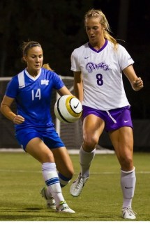 Rising senior Kendall Frey will help keep the Pirate ladies focused for 2015 in the AAC.