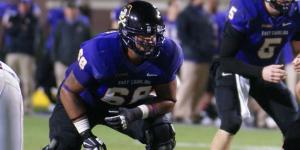 Versatility personified: Robertson may be the most important lineman in the group.